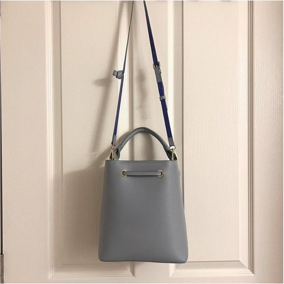 Blue Bucket Crossbody Bag - Picture 2 of 4